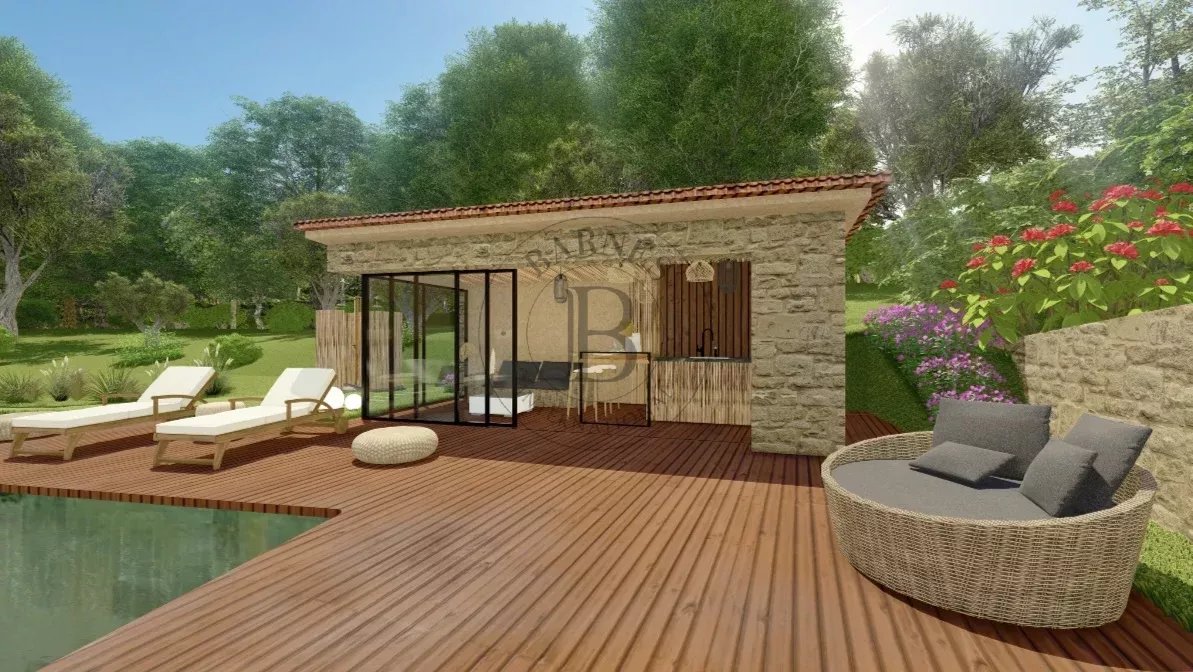 MOUGINS – PROJET DE VILLA D’ENVIRON 935 M² SUR TERRAIN DE PLUS DE 1 HECTARE