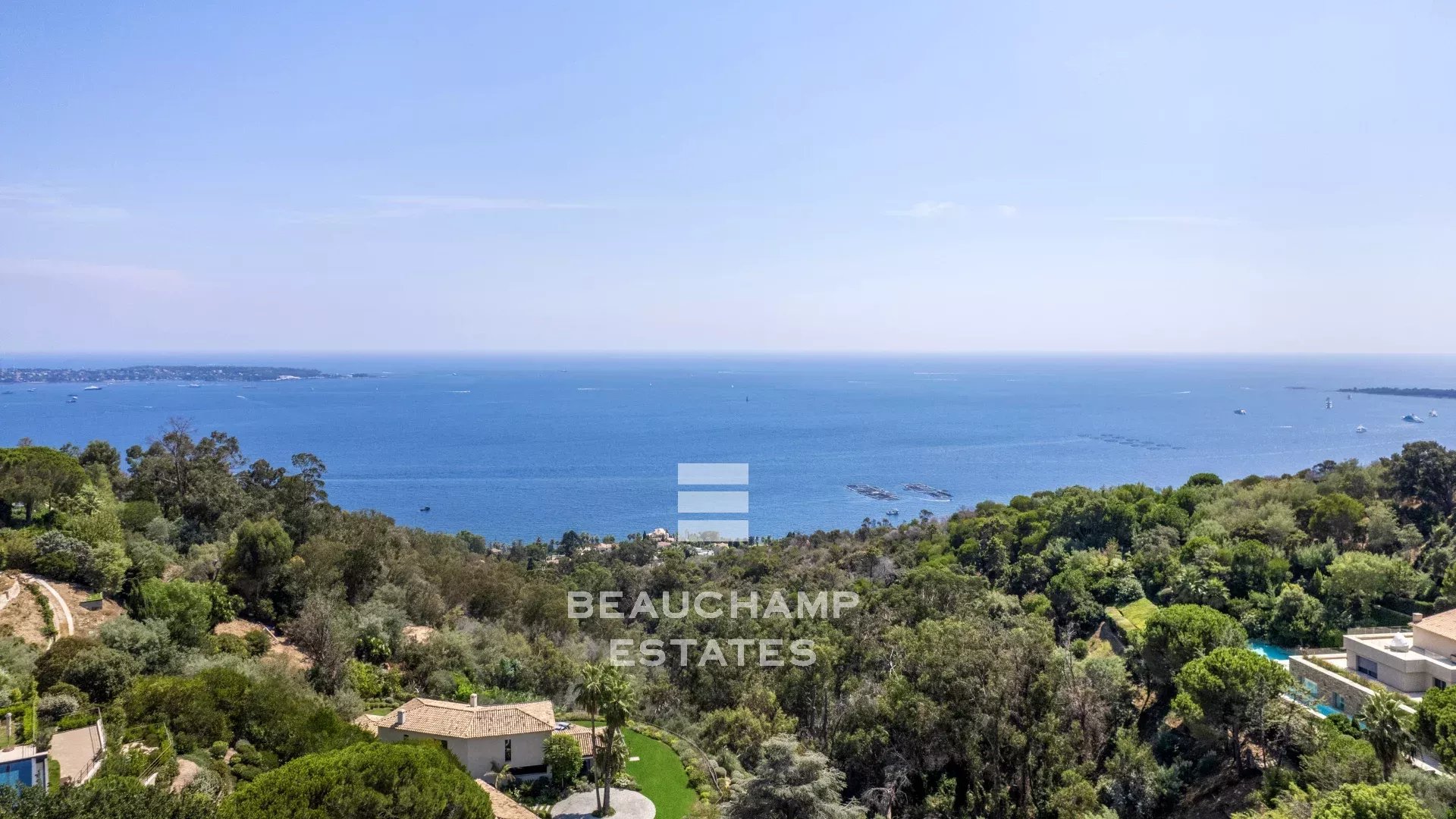 Villa contemporaine 4 chambres avec vue mer – Super Cannes