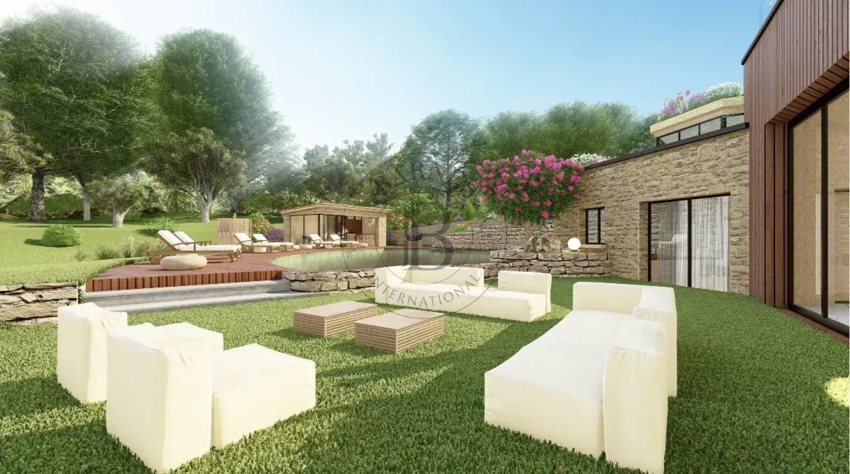 MOUGINS – PROJET DE VILLA D’ENVIRON 935 M² SUR TERRAIN DE PLUS DE 1 HECTARE